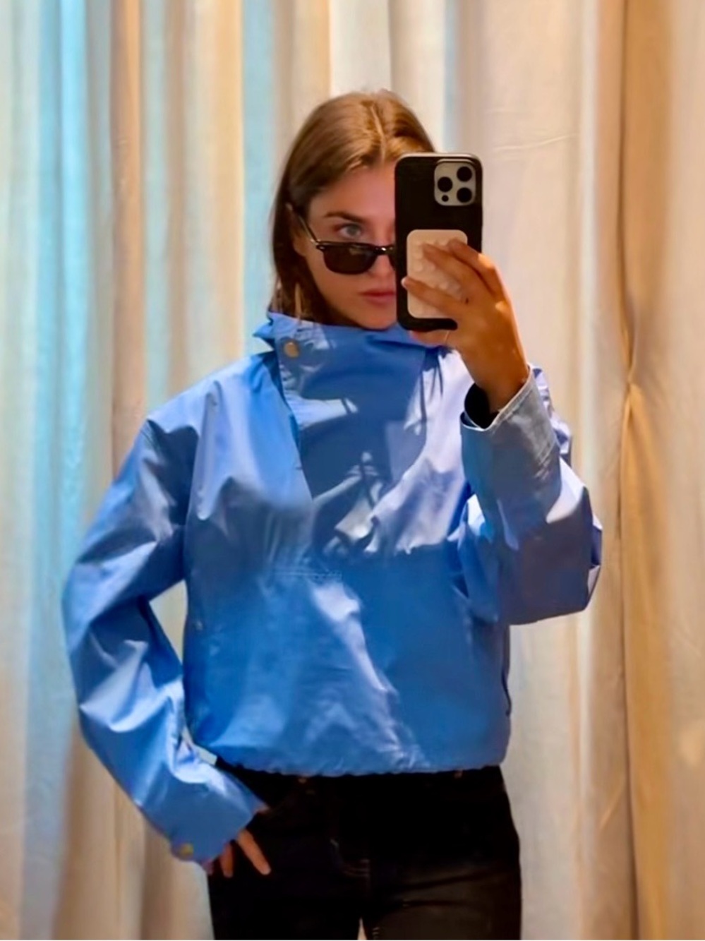 🔥🔥NWT GAP x VICTORIA BECKHAM Hooded Pullover Jacket X-SMALL